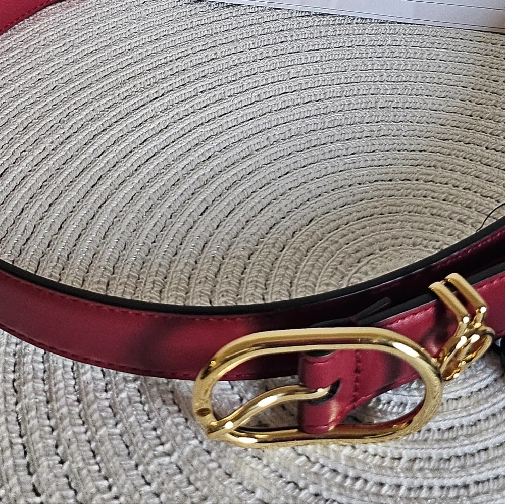GUCCI Plutone Calf Leather Belt – Cold Russet (80/32) New With Tags - Picture 3 of 8